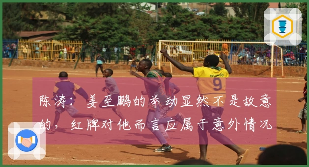 陈涛：姜至鹏的举动显然不是故意的，红牌对他而言应属于意外情况。